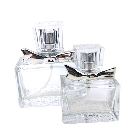 high quality clear glass perfume bottle